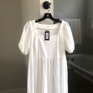 White maxi dress by Mod Ref.